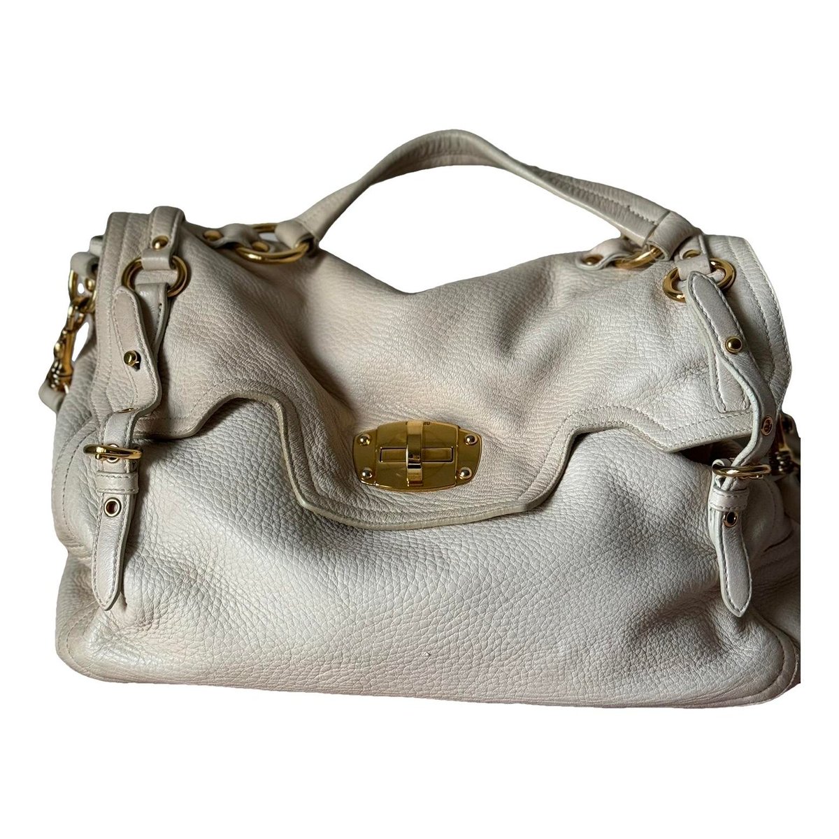 Bow bag leather handbag