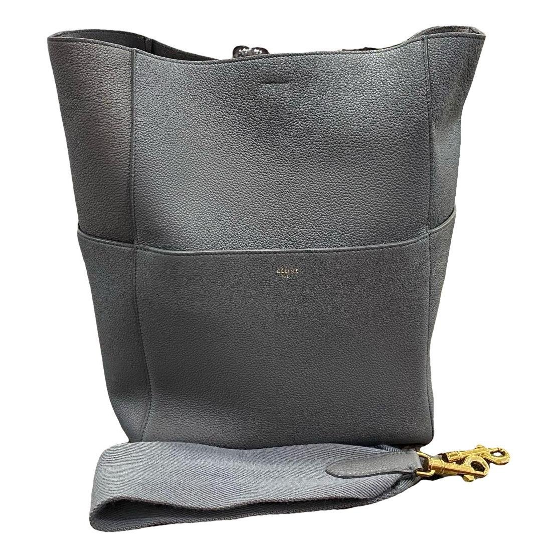 Seau Sangle leather handbag