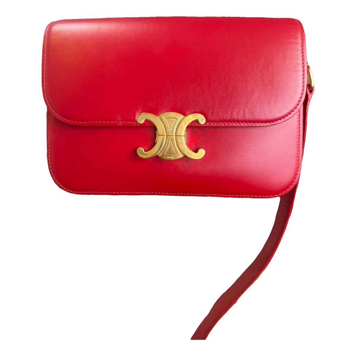 Triomphe leather handbag