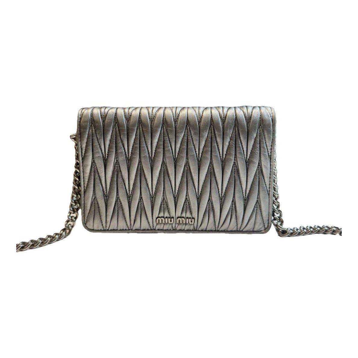 Miu delice leather crossbody bag