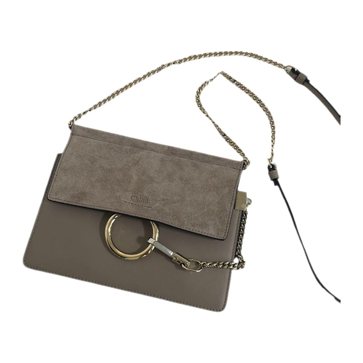 Faye leather handbag