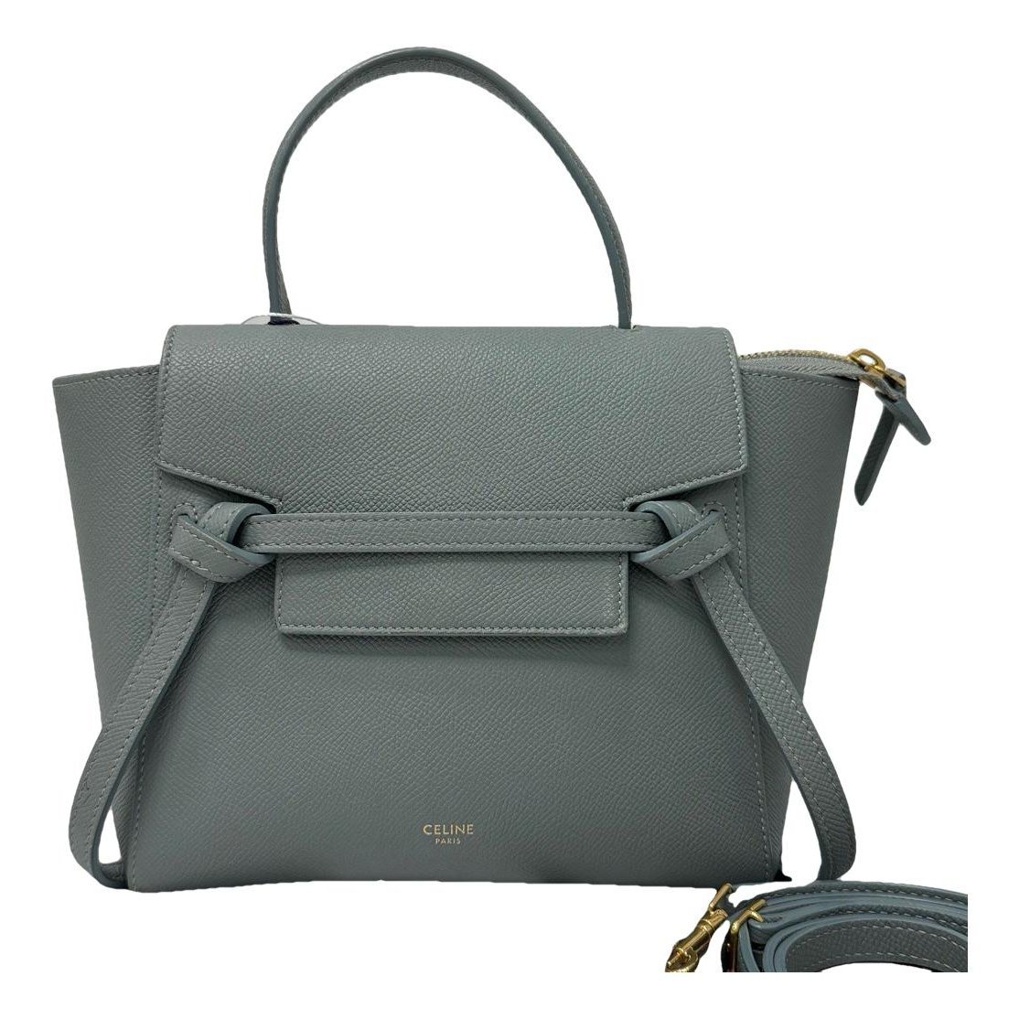 Belt leather handbag