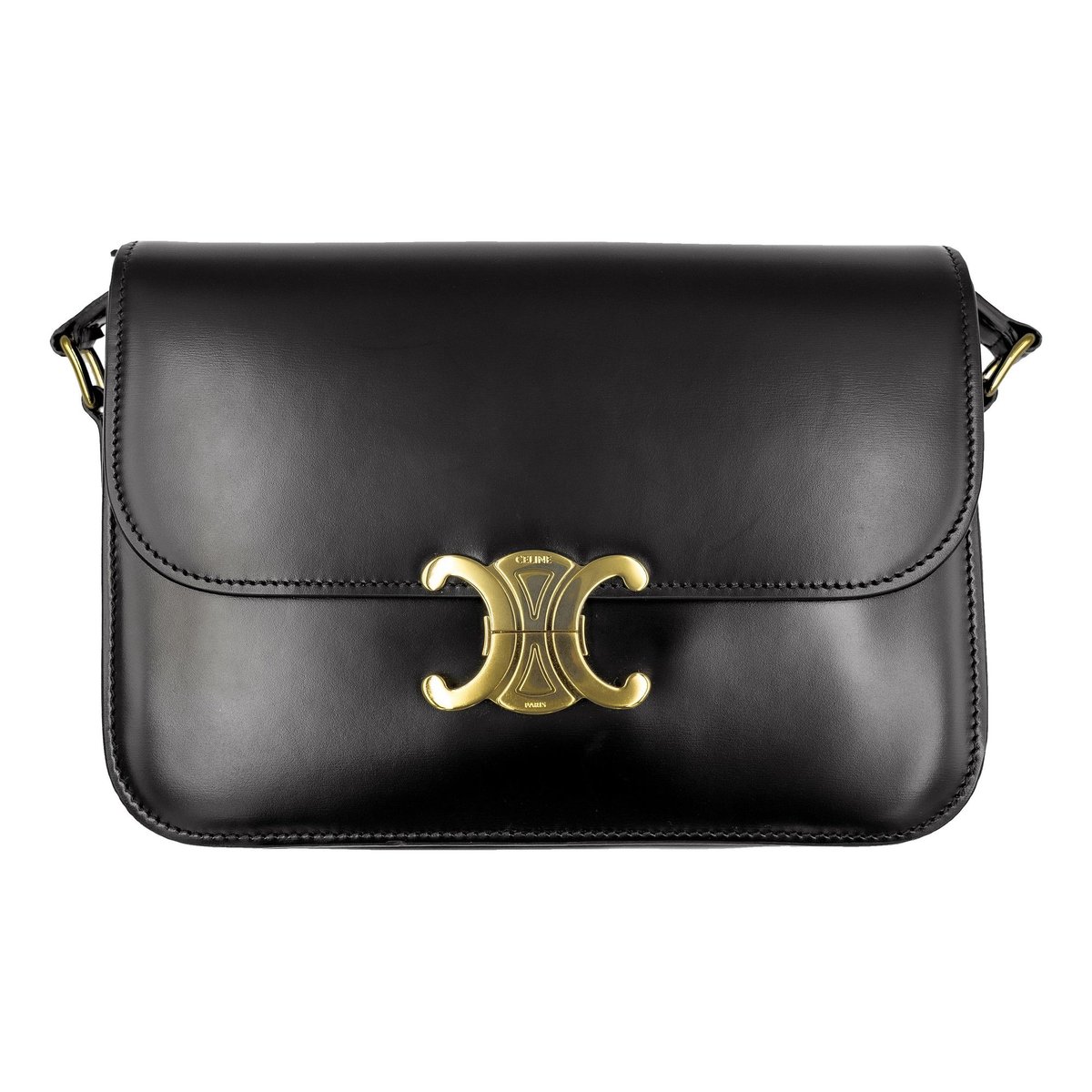 Triomphe leather crossbody bag