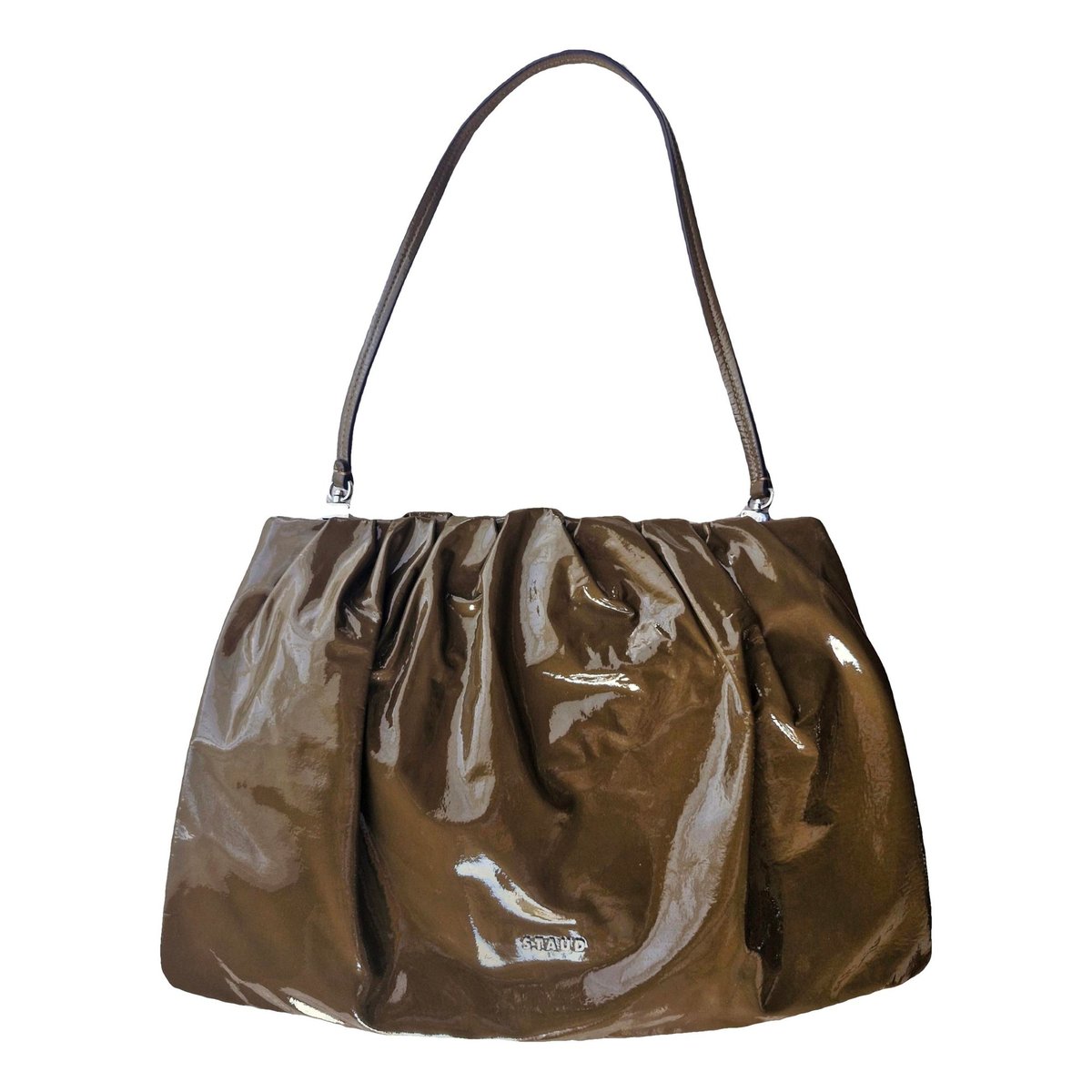 Patent leather handbag