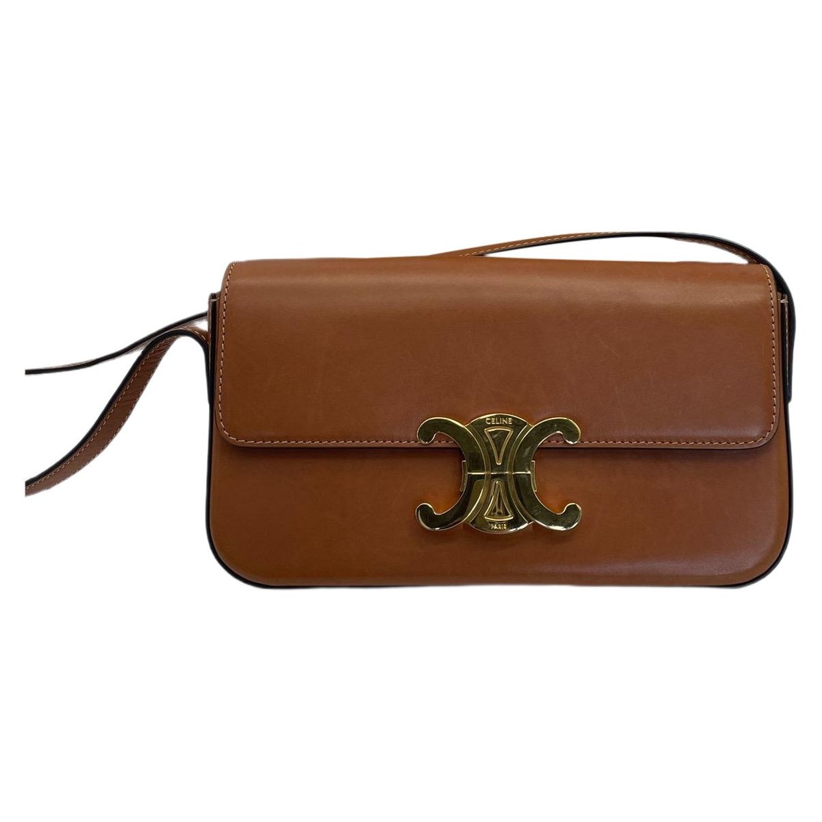 Triomphe leather handbag