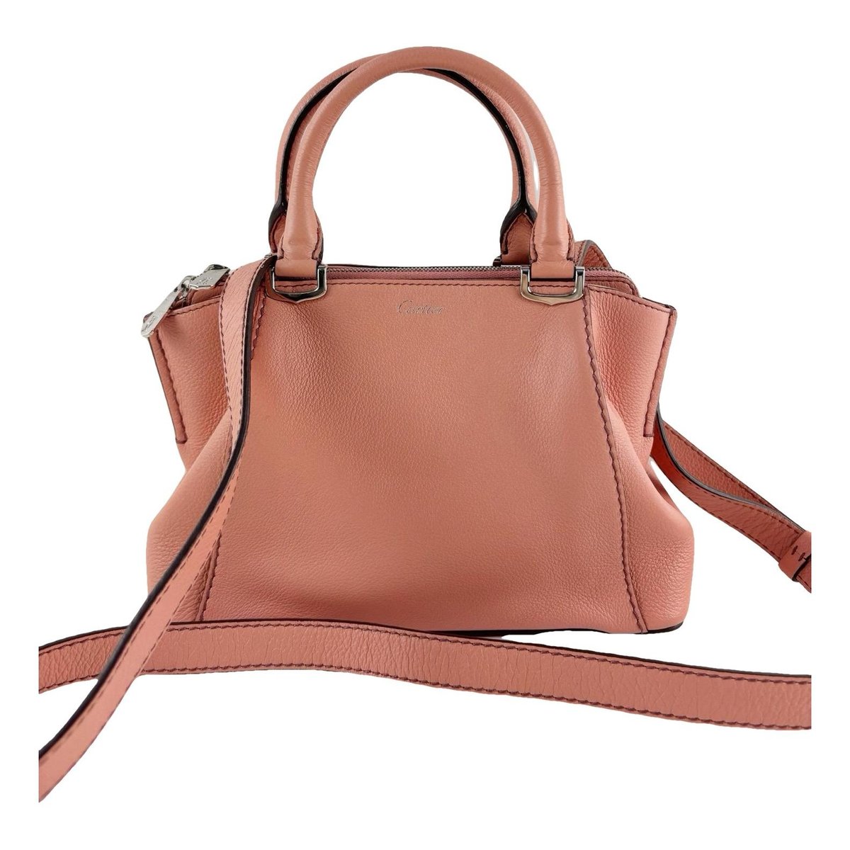 C leather crossbody bag