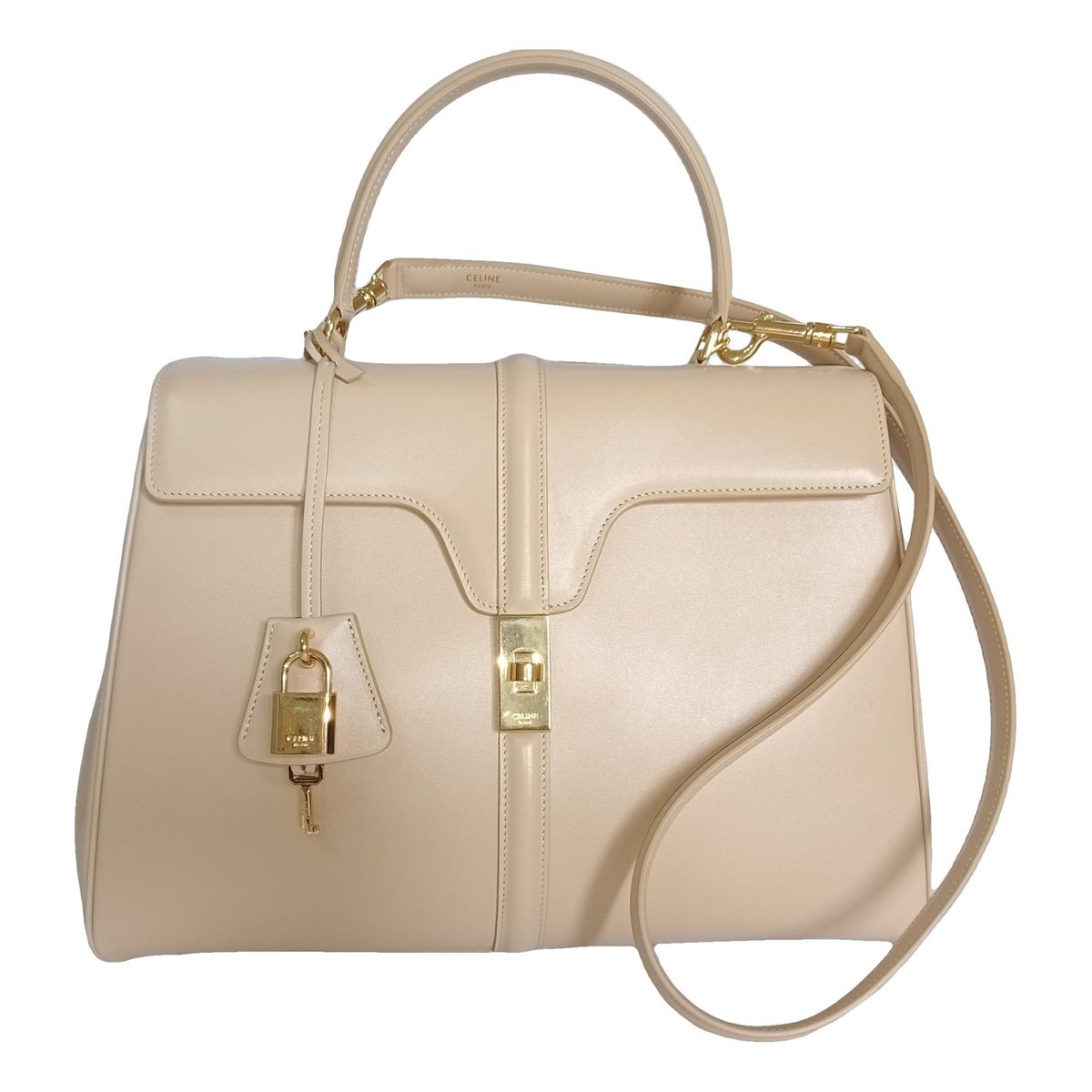Sac 16 leather handbag