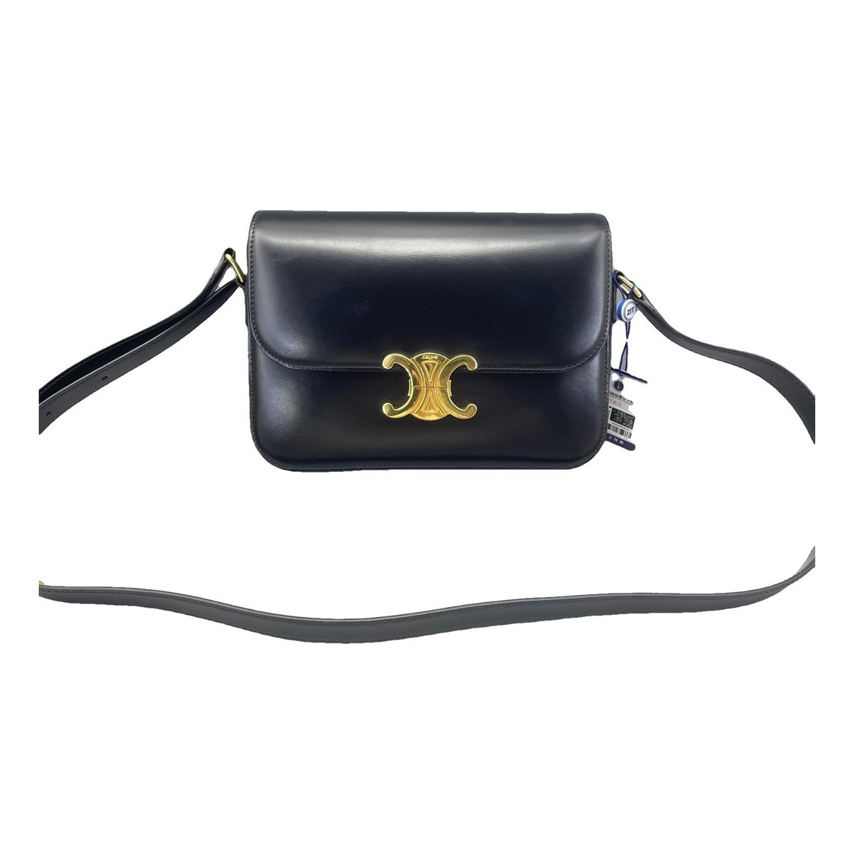 Triomphe leather handbag