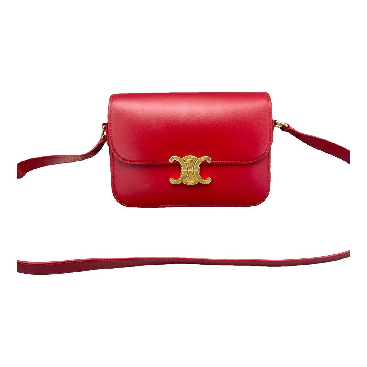 Triomphe leather handbag