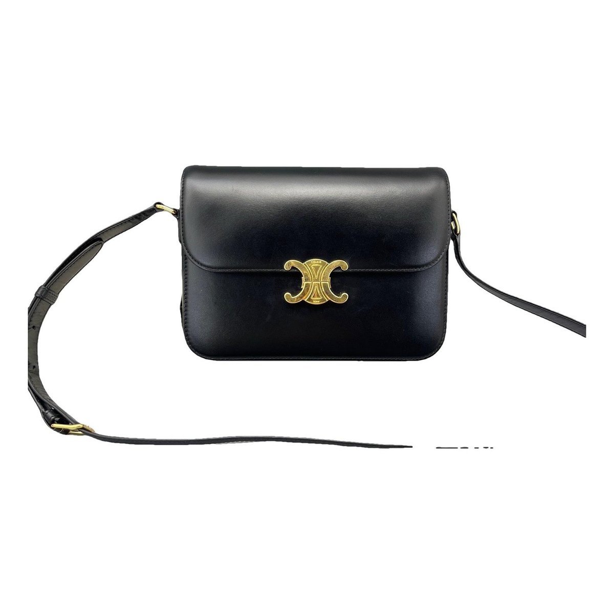 Triomphe leather handbag