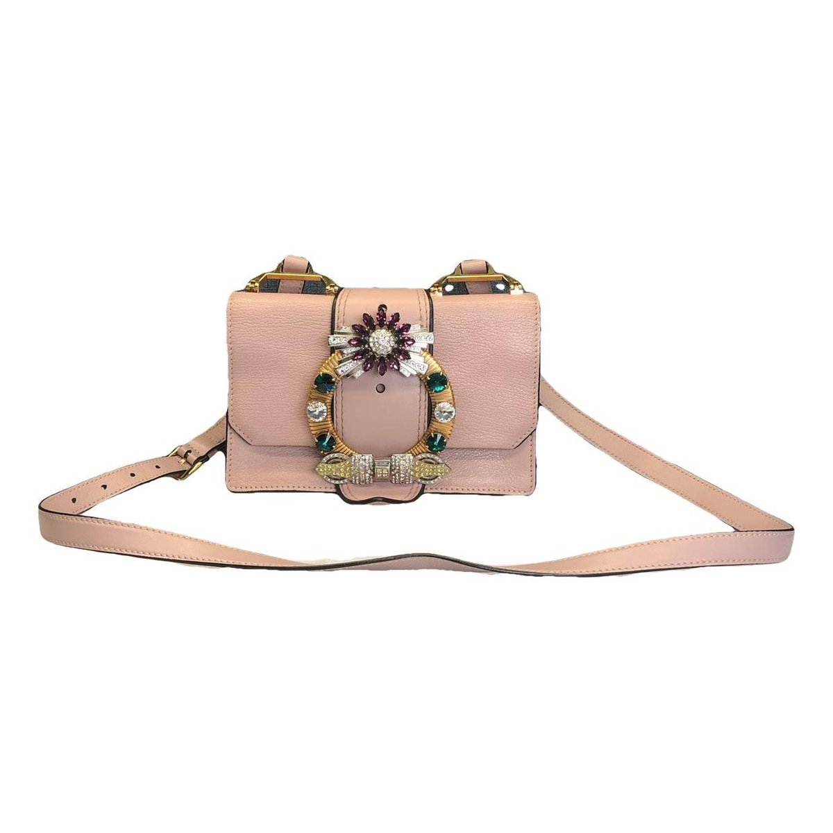 Miu Lady leather handbag