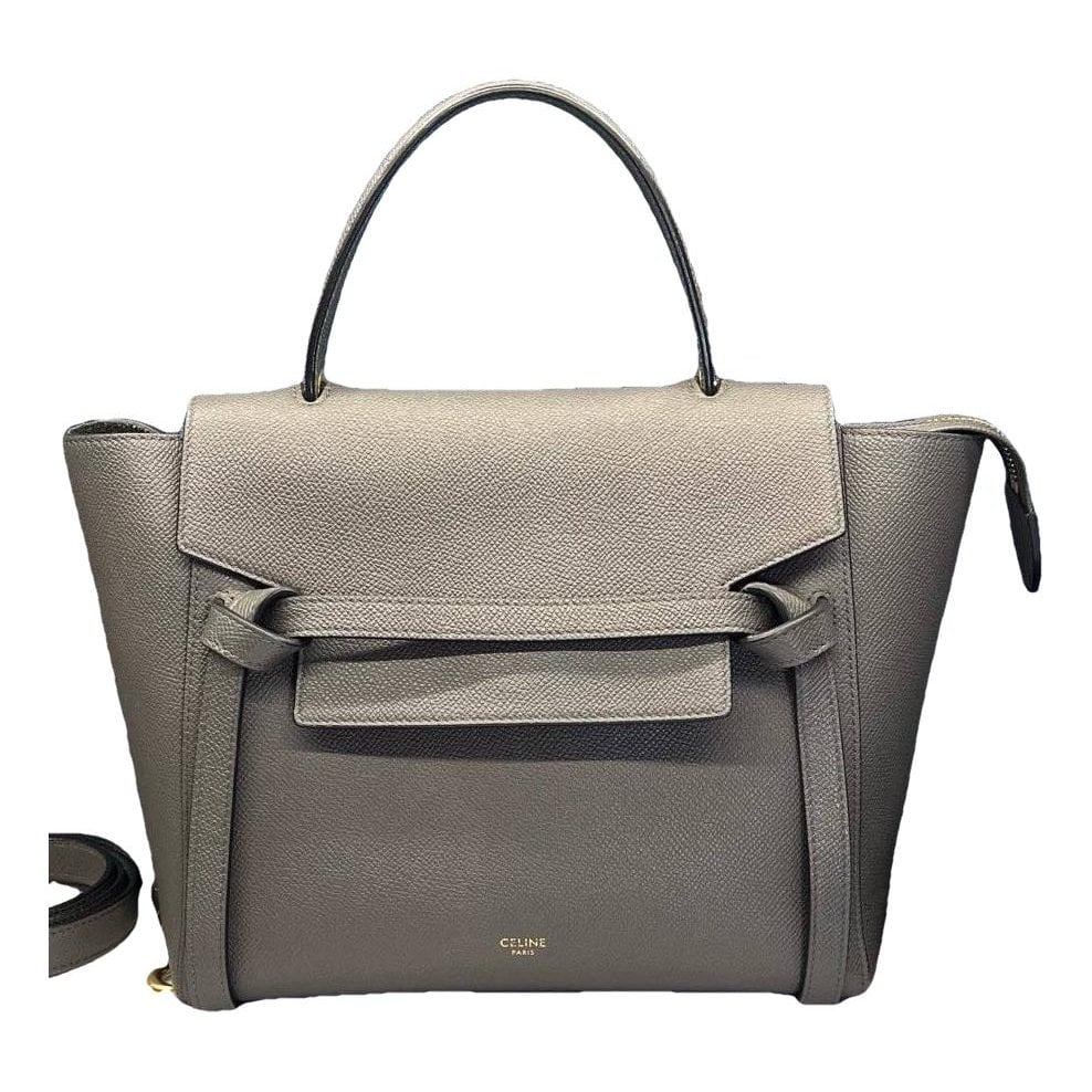 Belt leather handbag
