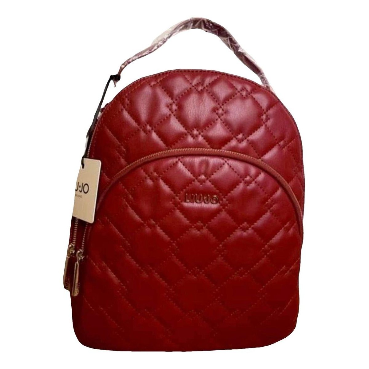 Vegan leather backpack