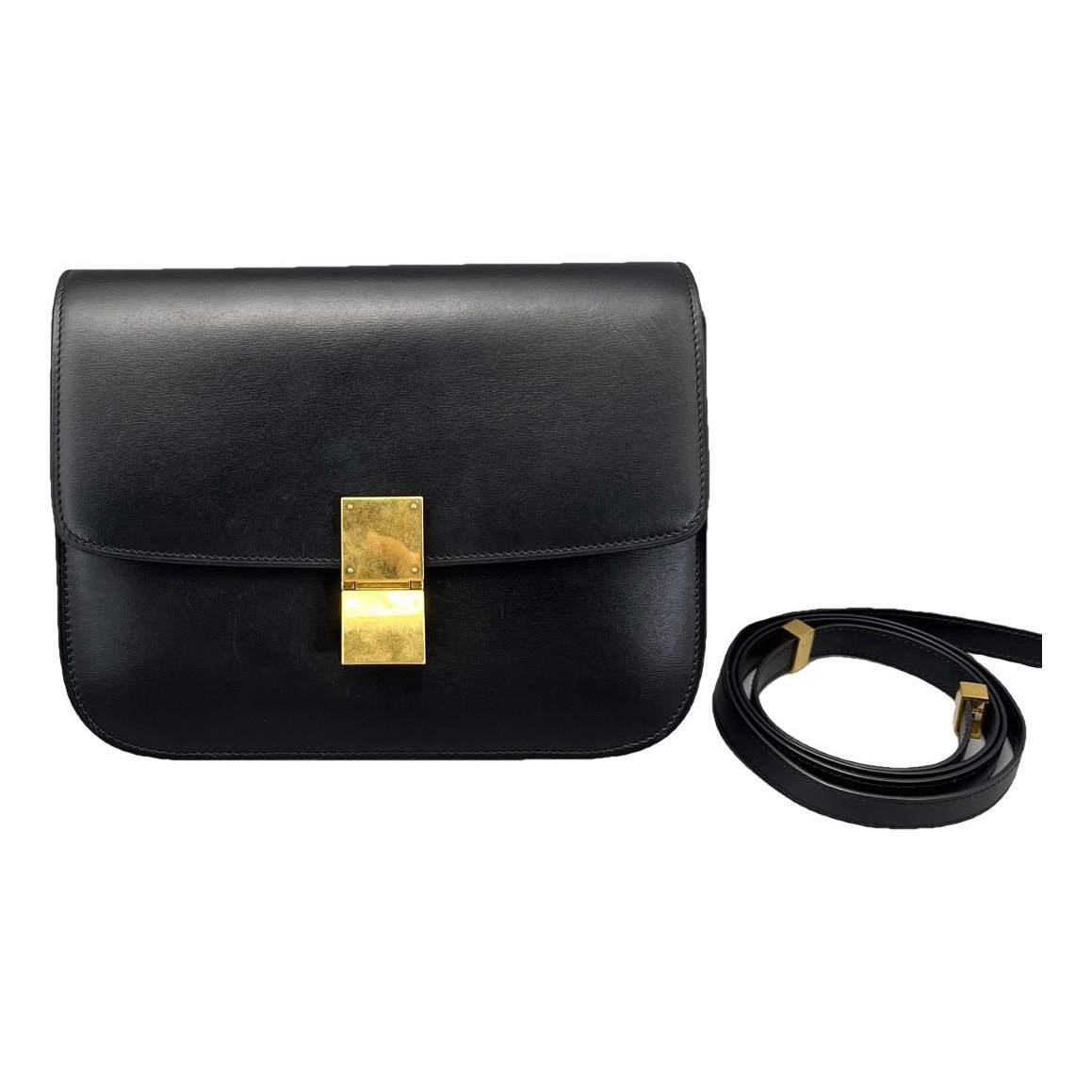 Classic leather handbag