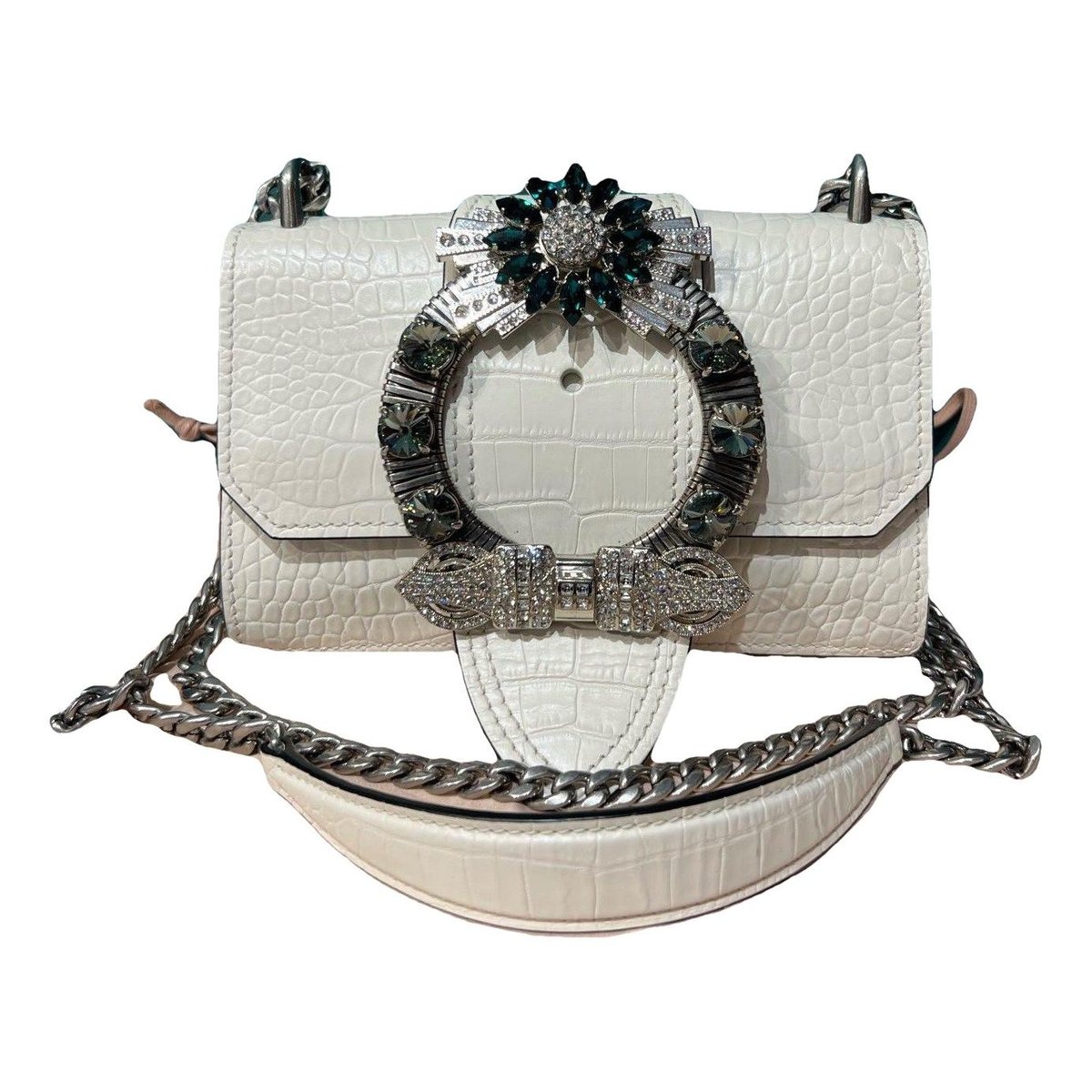 Miu Lady leather handbag