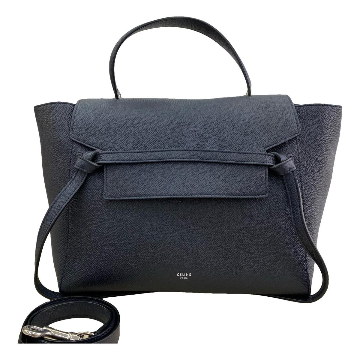Belt leather handbag