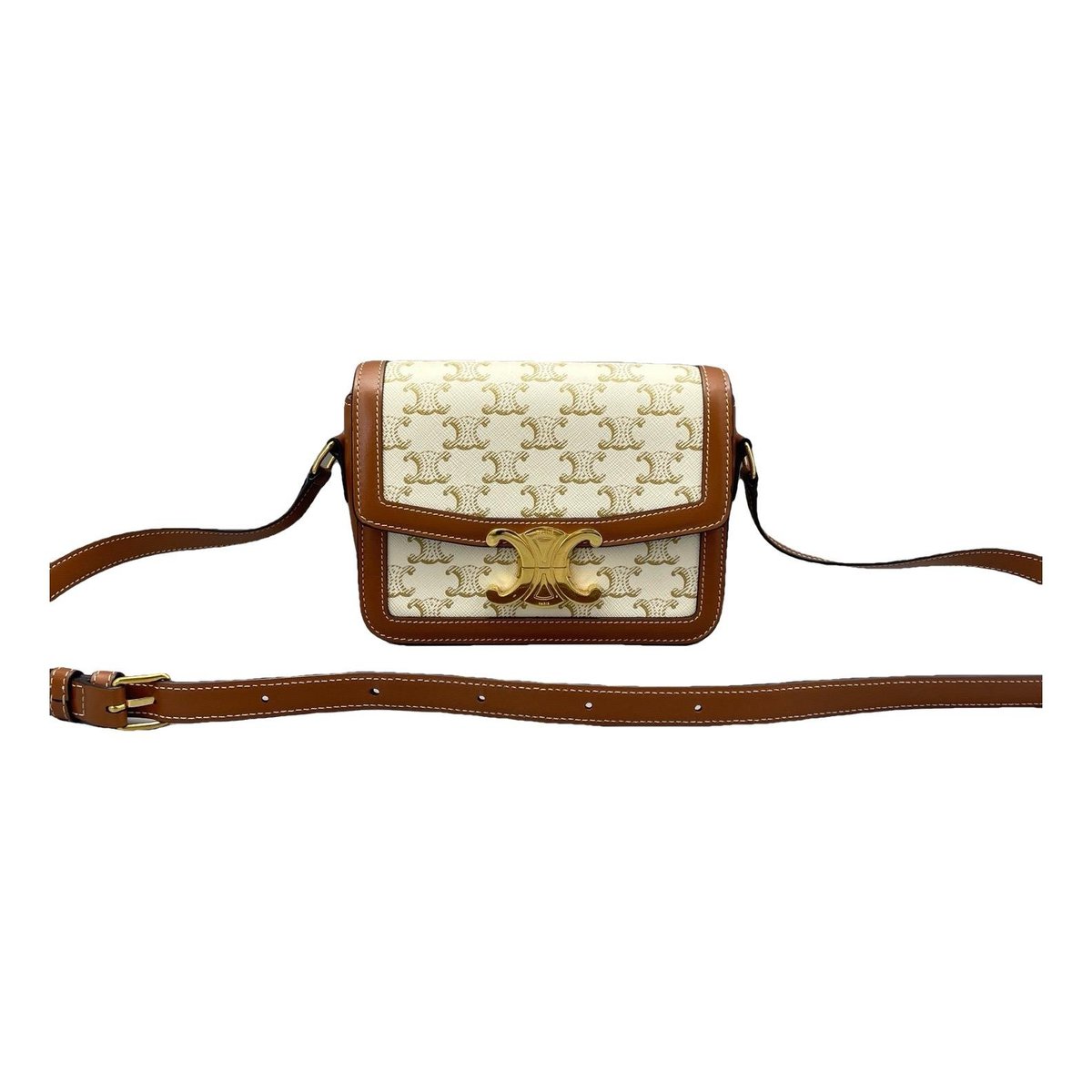 Triomphe leather handbag