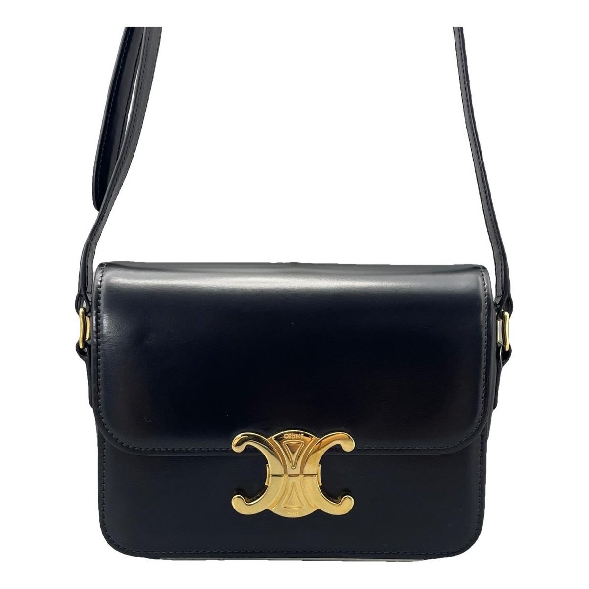 Triomphe leather handbag