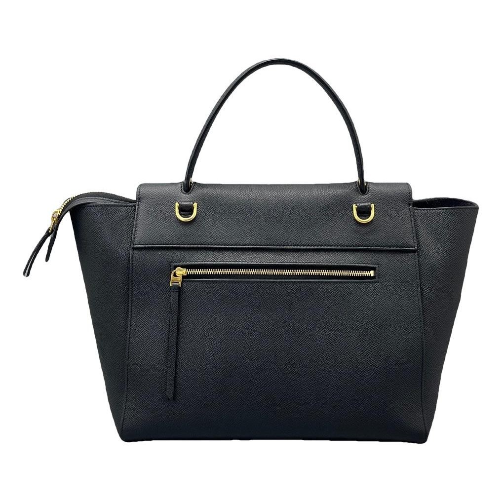 Belt leather handbag