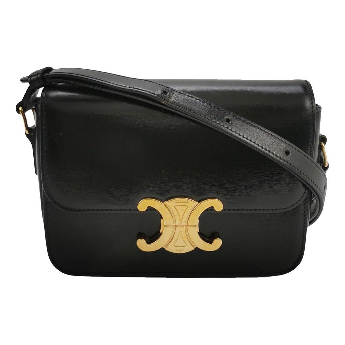 Triomphe leather handbag