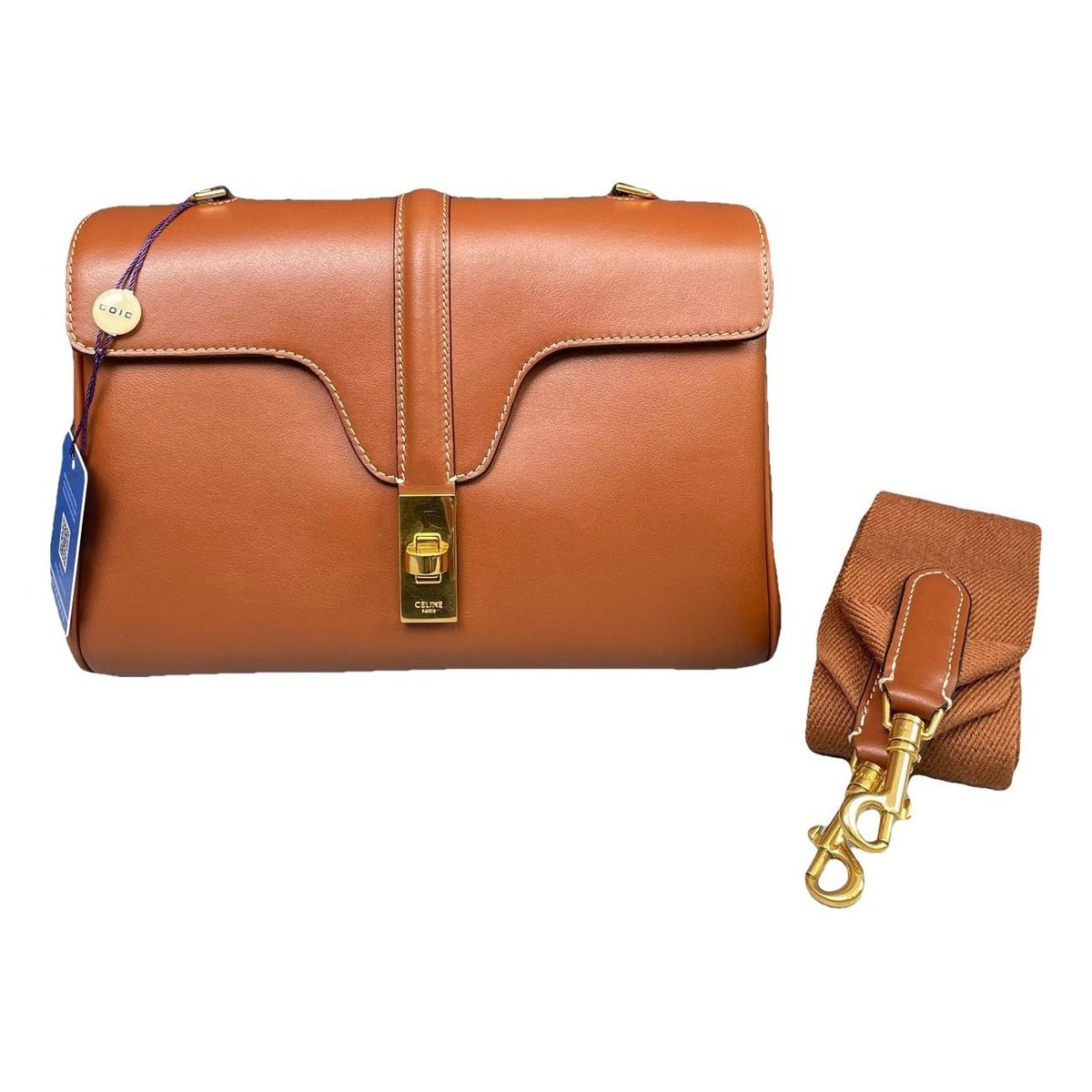 Sac 16 leather handbag