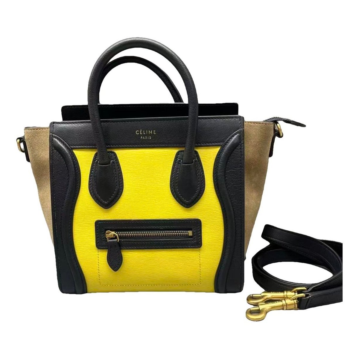 Luggage leather handbag