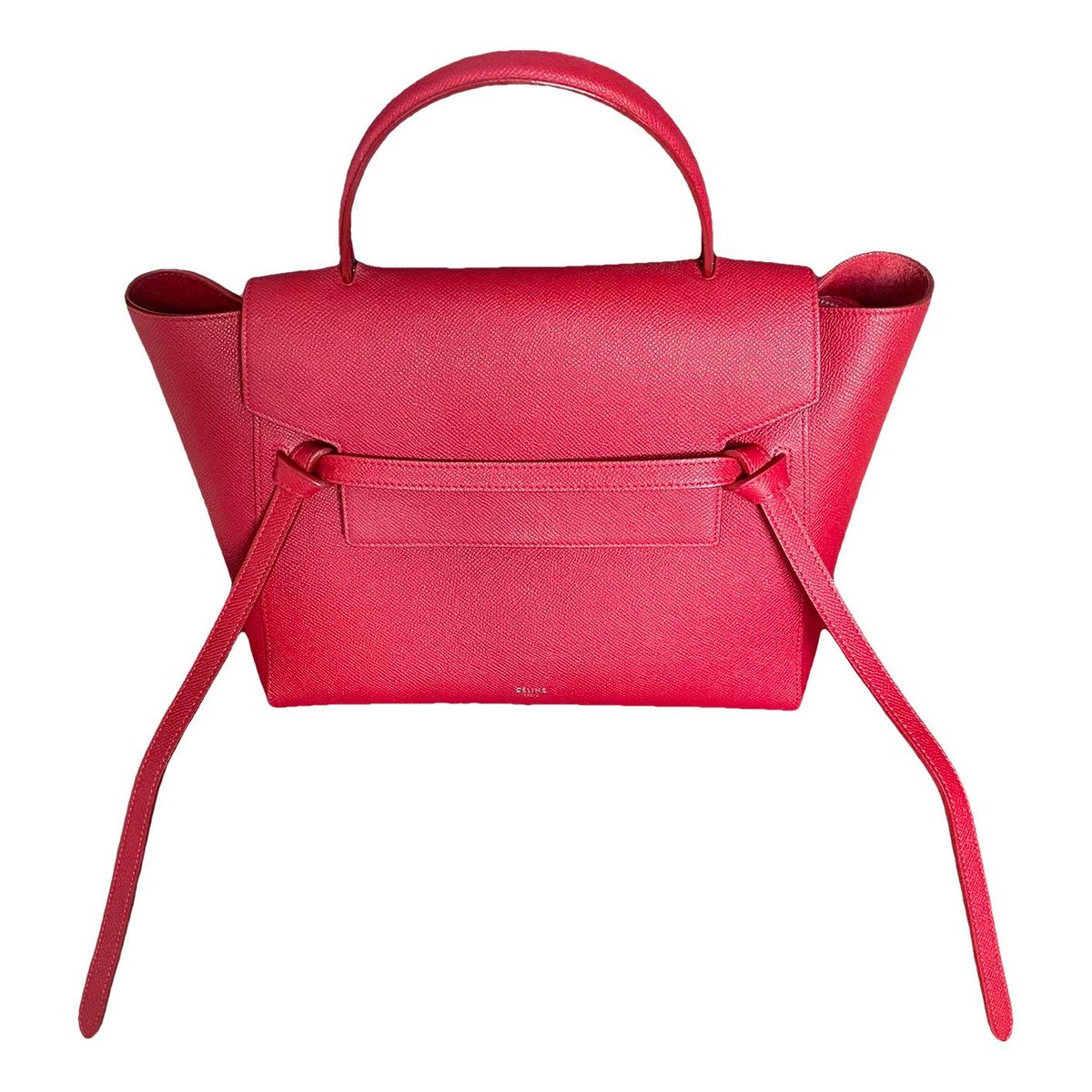 Belt leather handbag