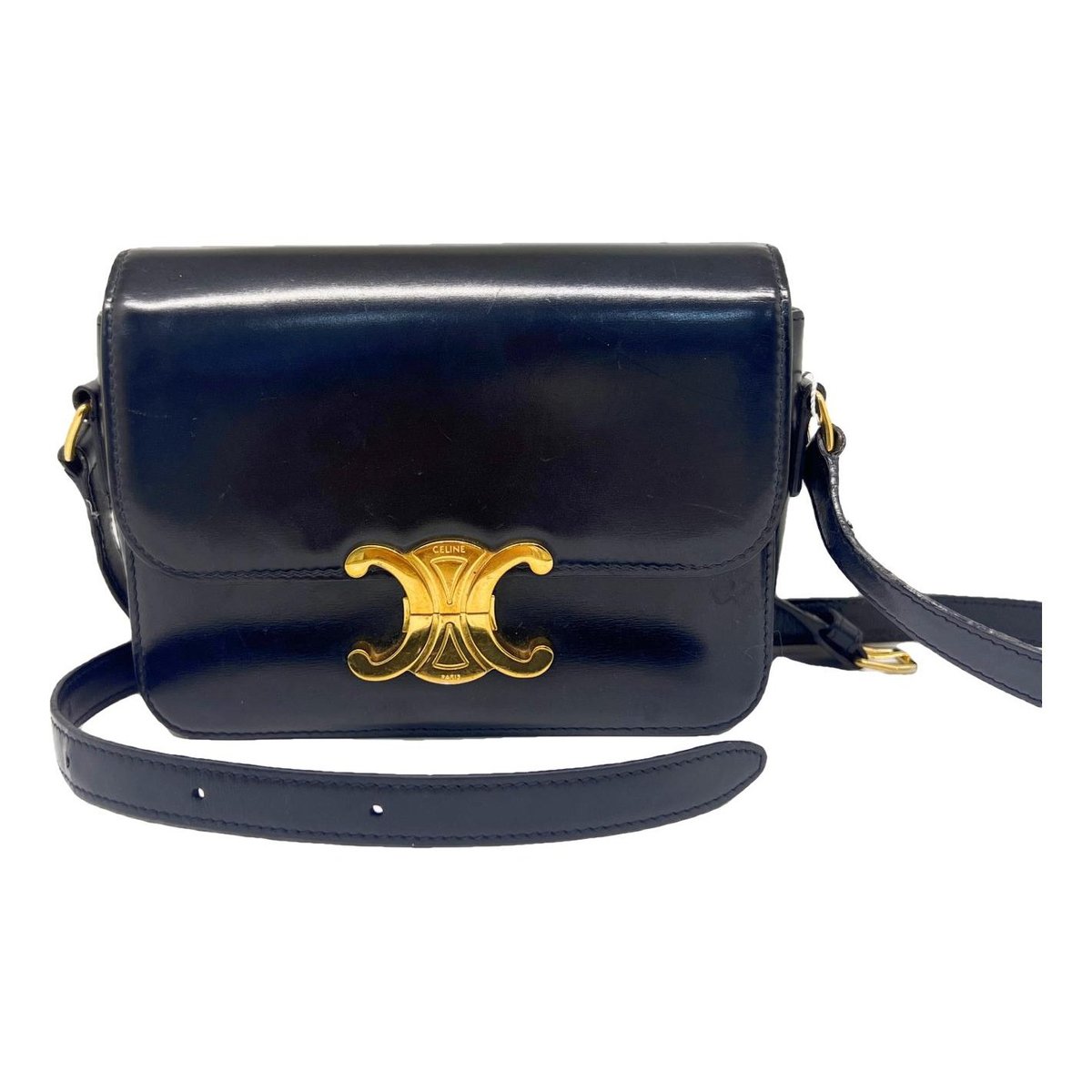 Triomphe leather handbag
