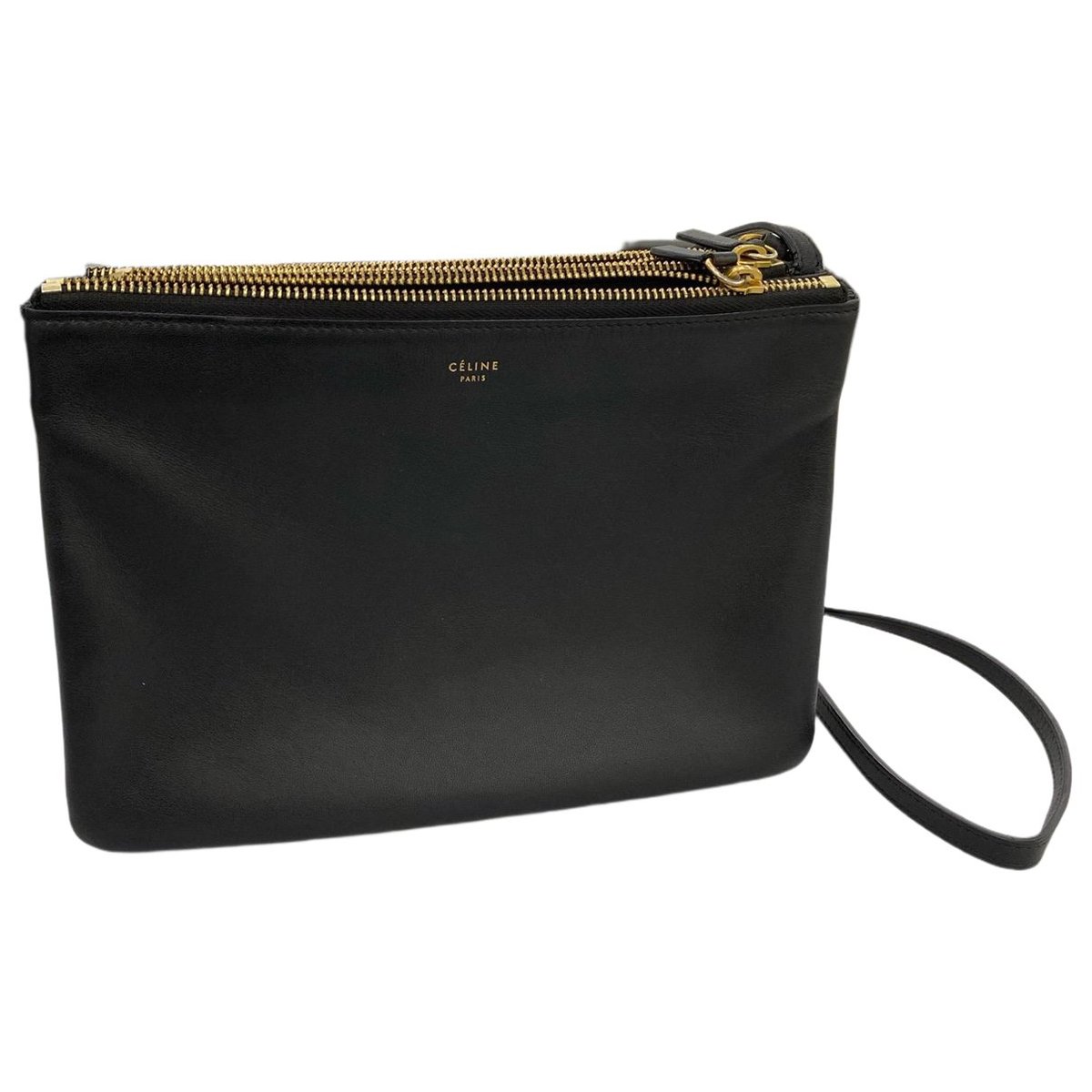 Trio leather crossbody bag