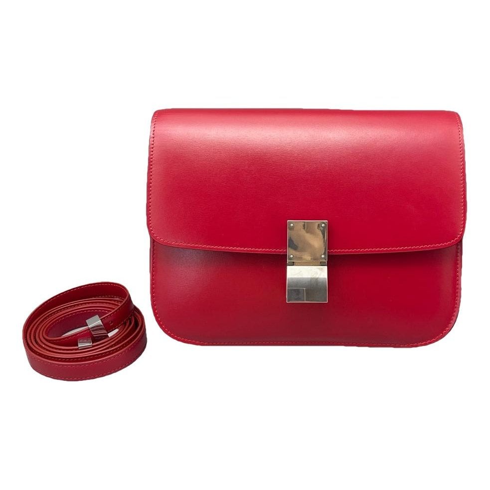 Classic leather handbag