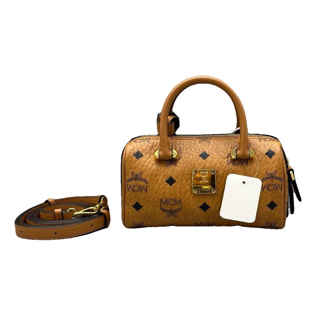 Boston leather handbag