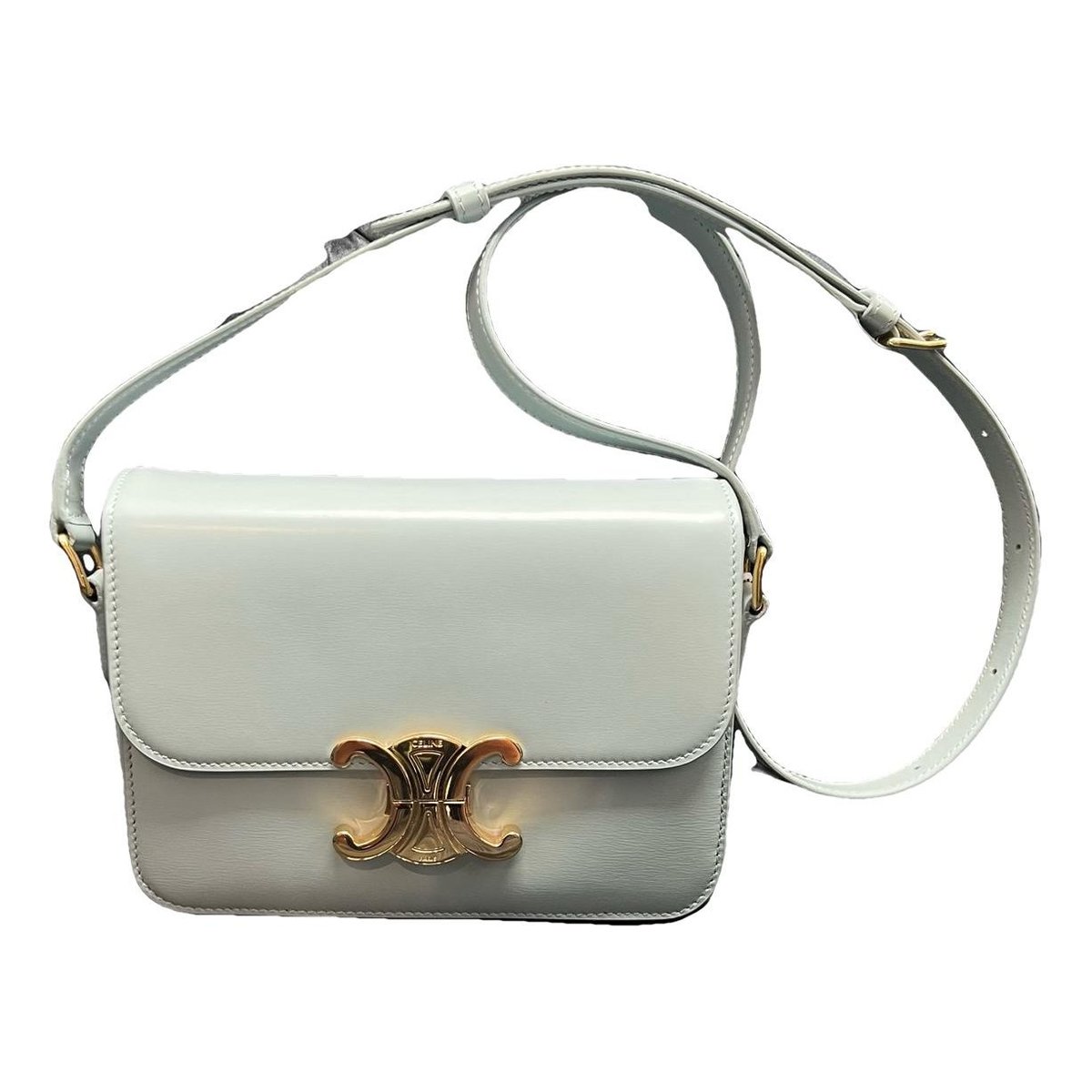 Triomphe leather handbag