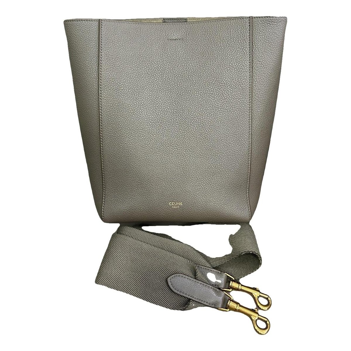 Seau Sangle leather crossbody bag