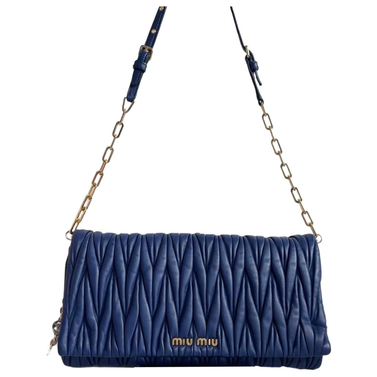 Miu delice leather handbag