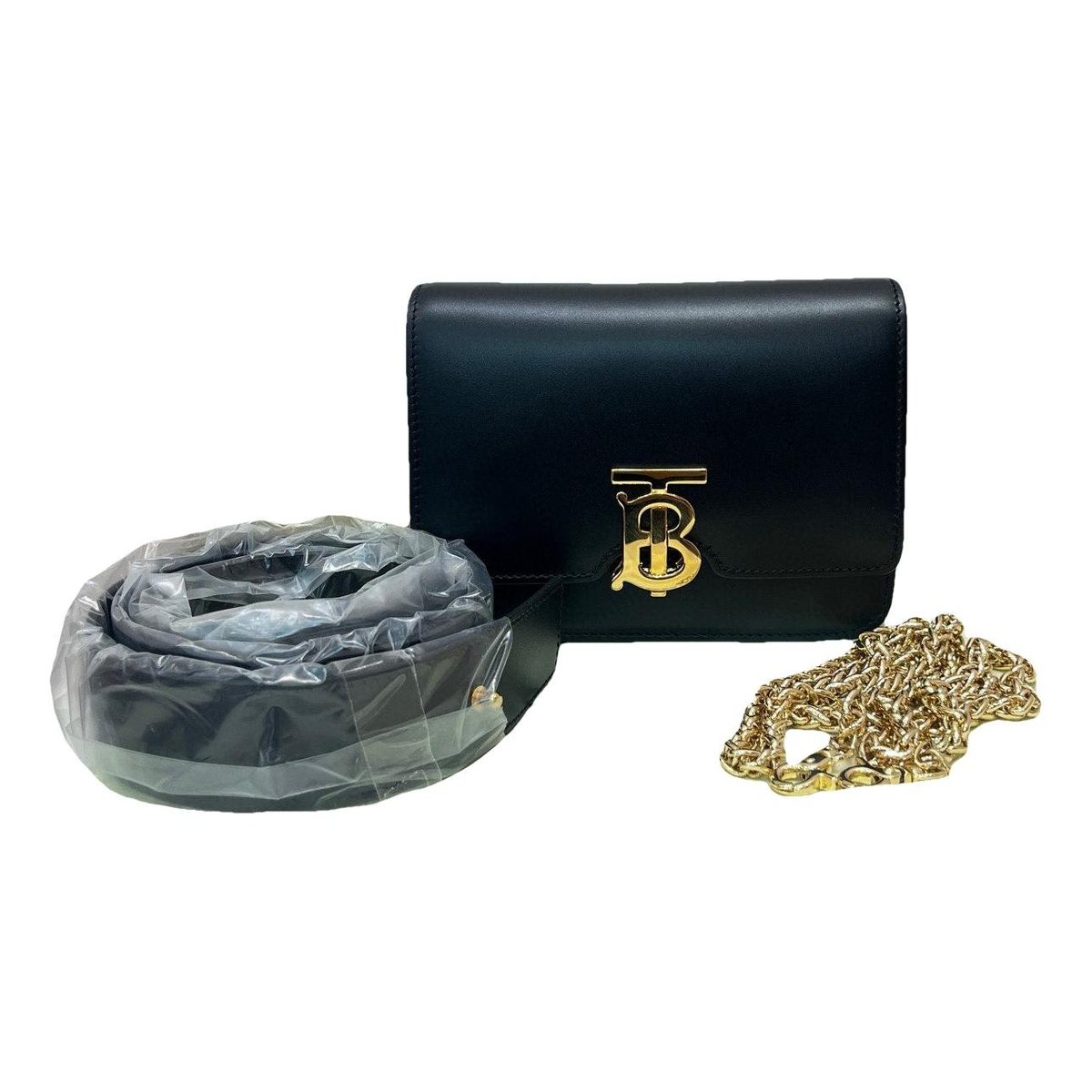 TB Bag Medium leather handbag