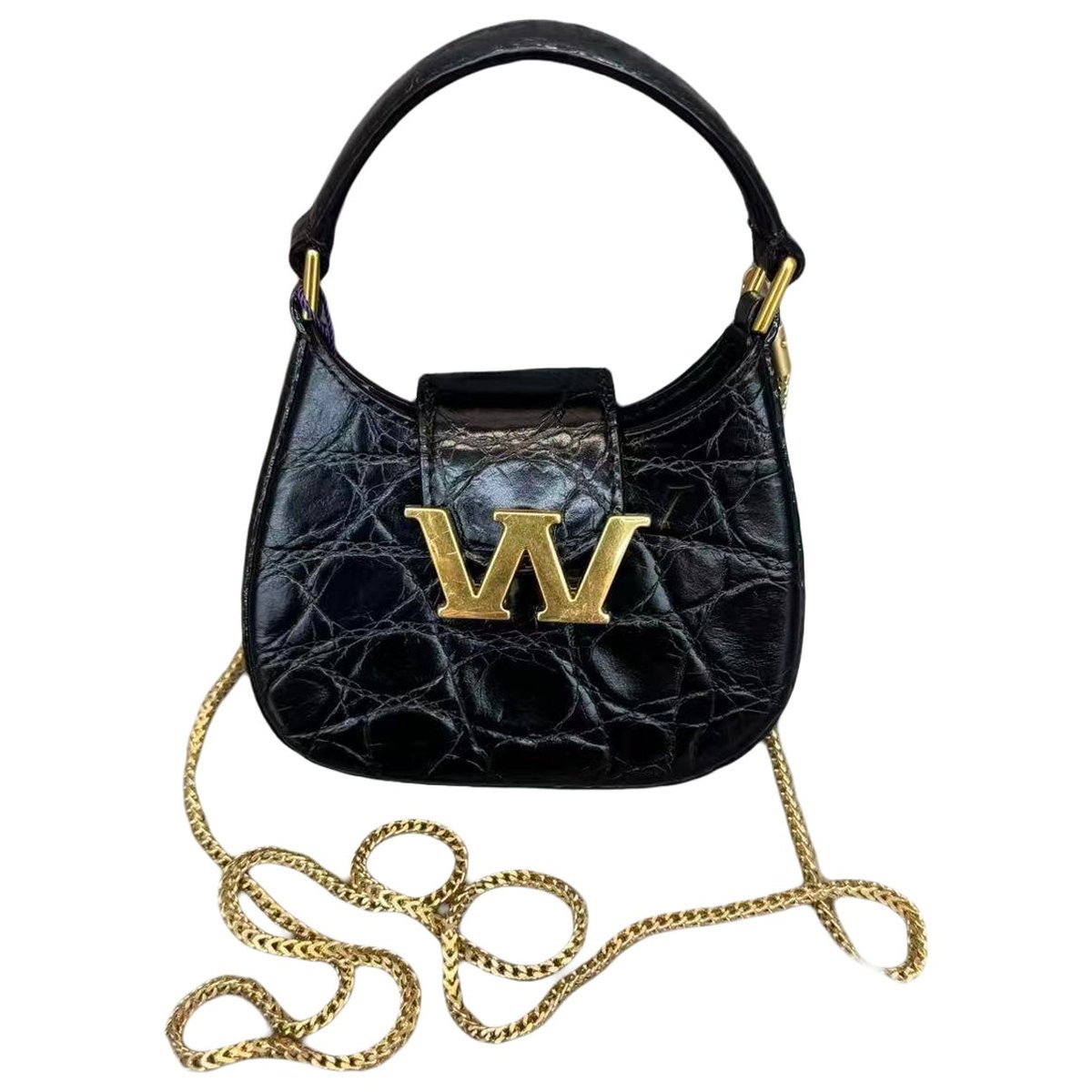 Leather crossbody bag