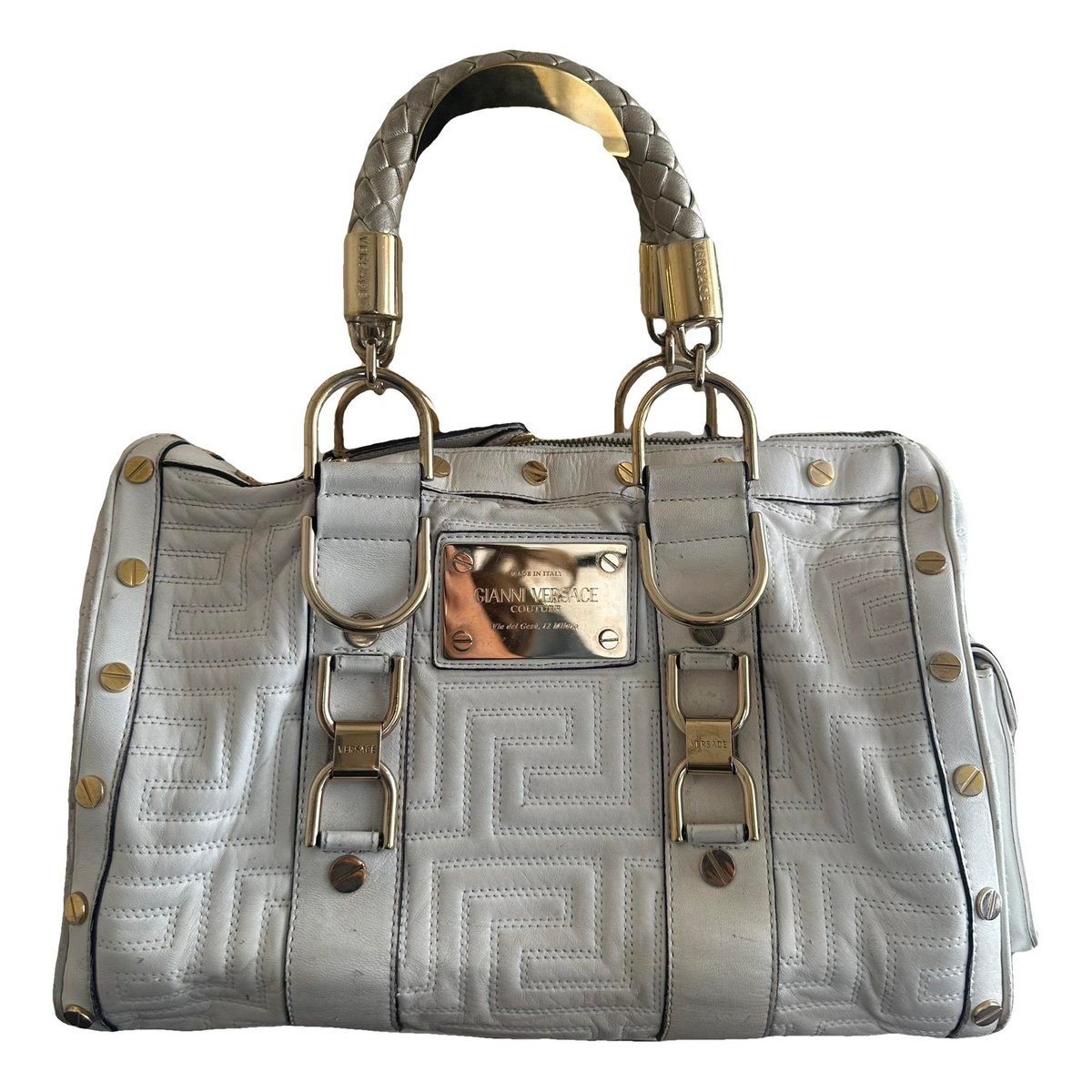 Leather satchel