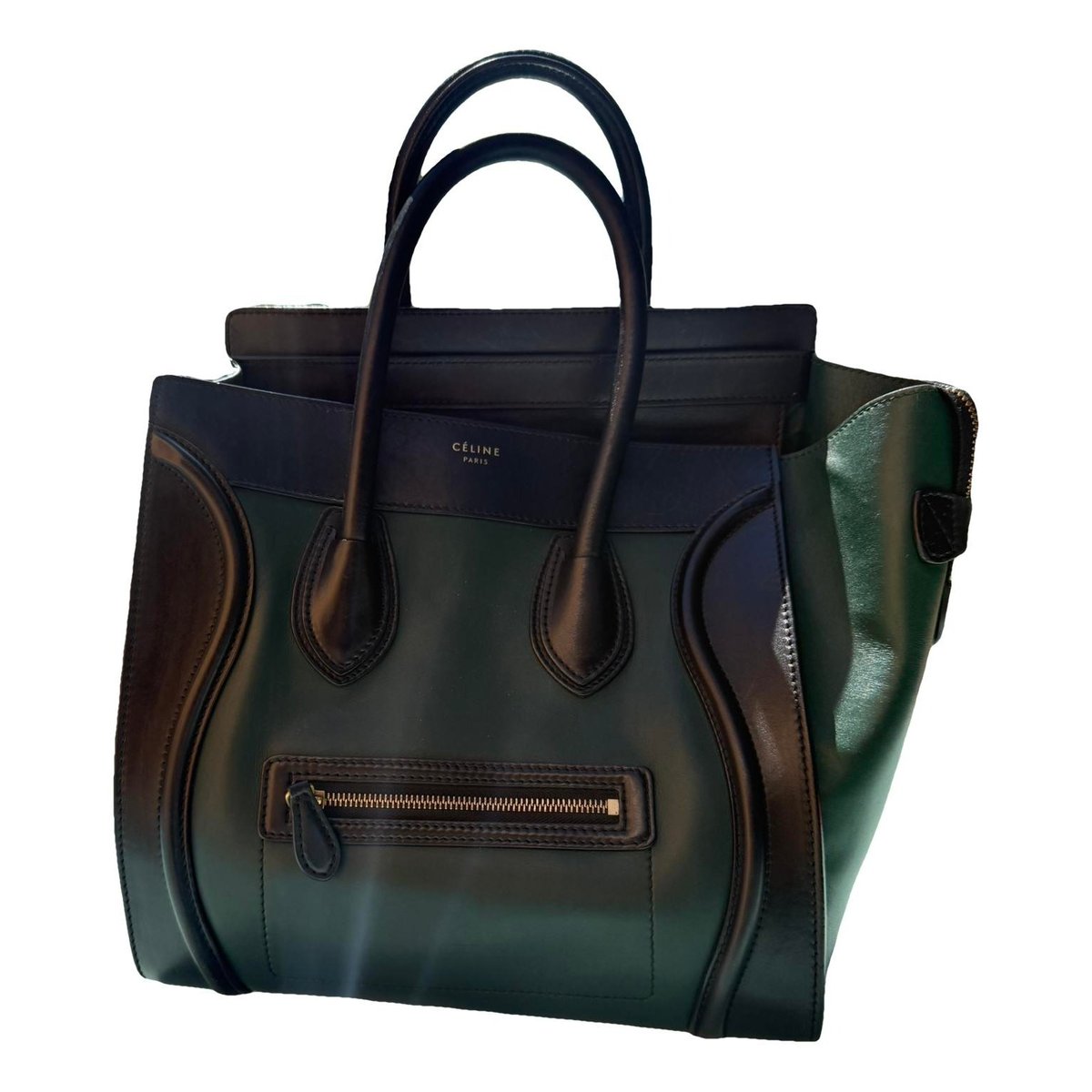 Luggage leather handbag
