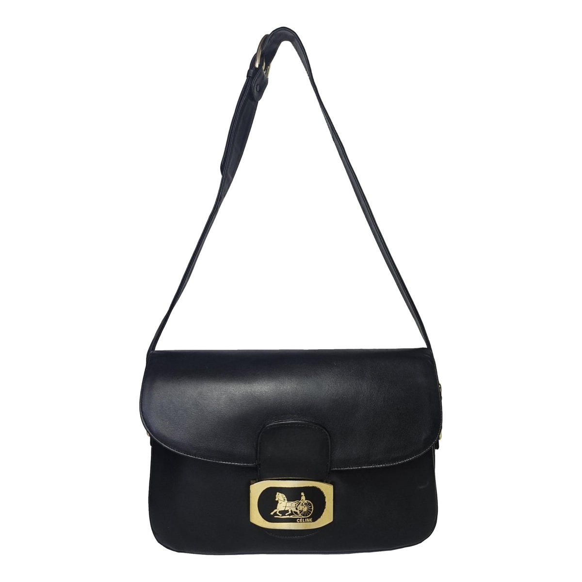 Triomphe leather handbag