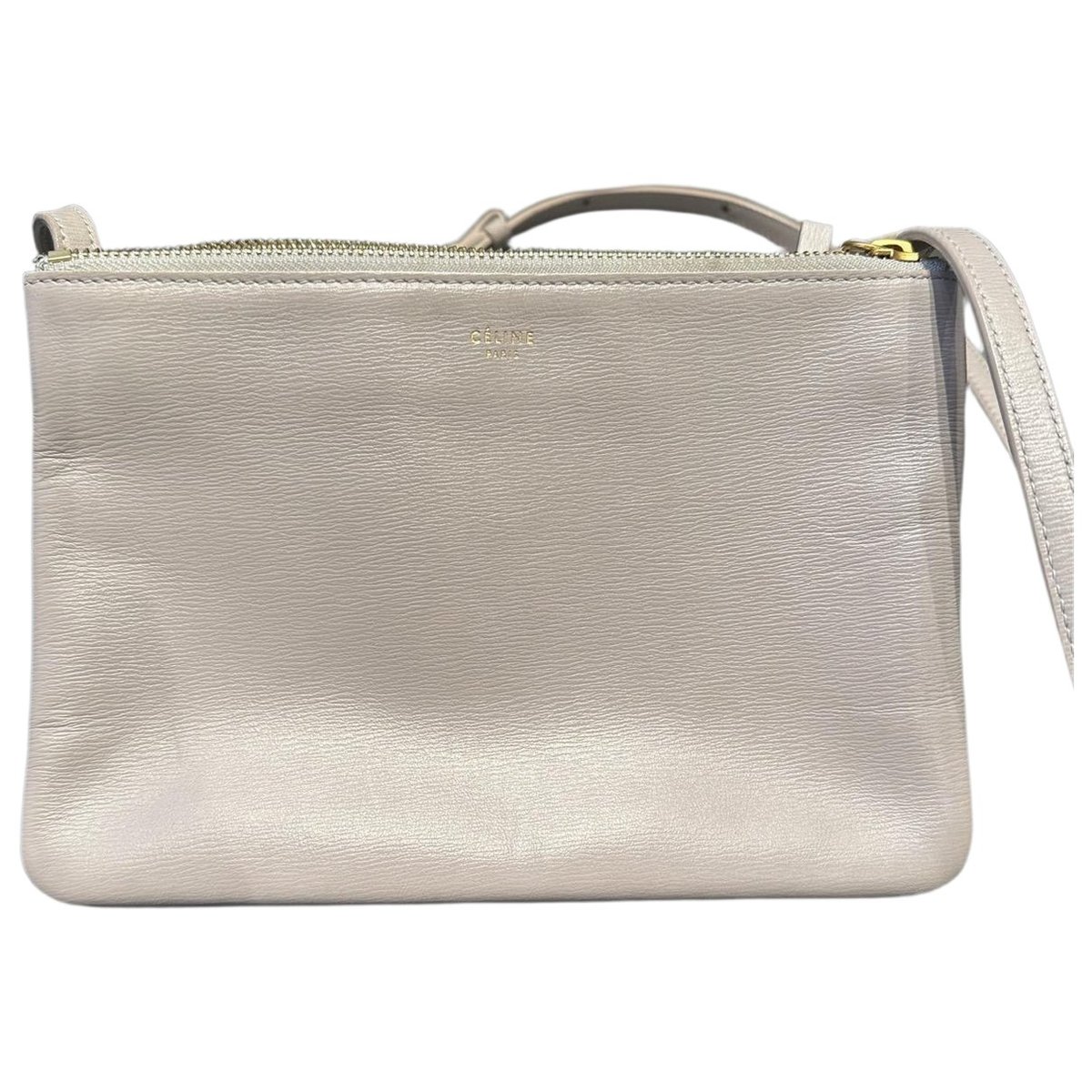Trio leather crossbody bag
