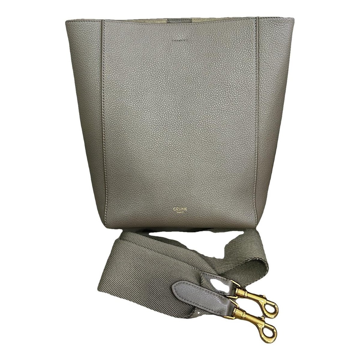 Seau Sangle leather handbag