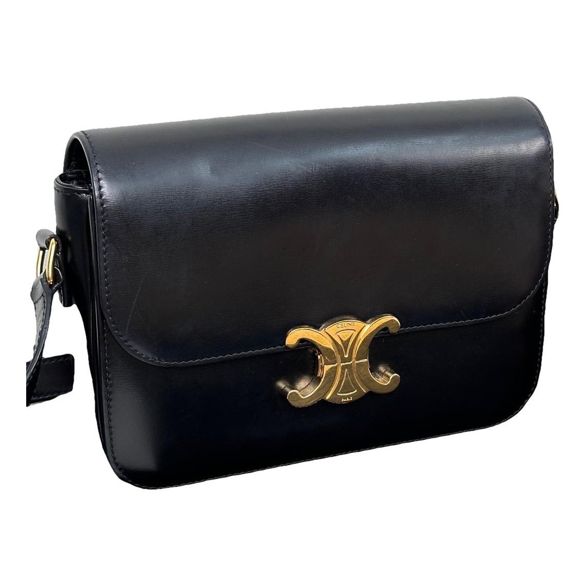 Triomphe leather handbag
