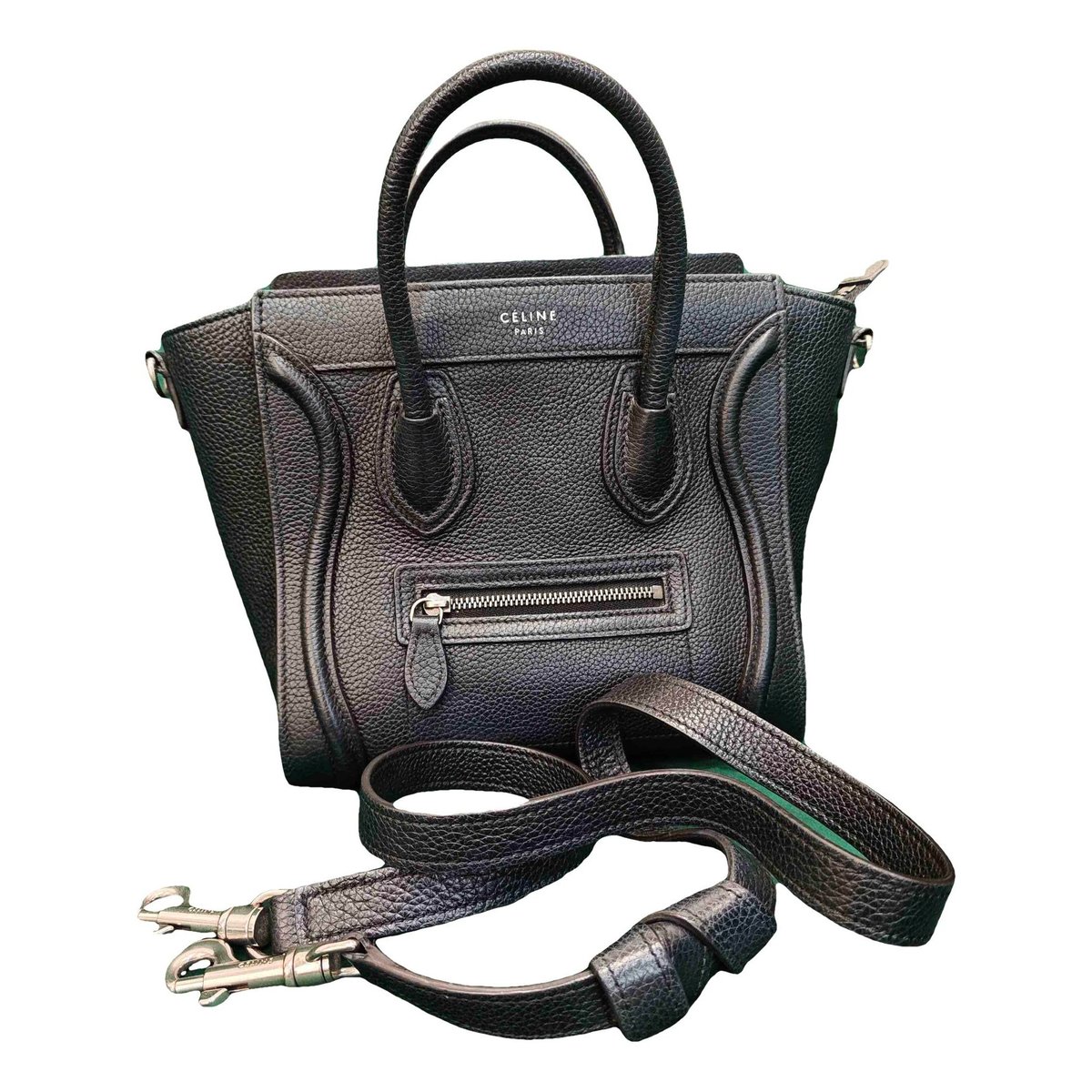 Nano Luggage leather handbag
