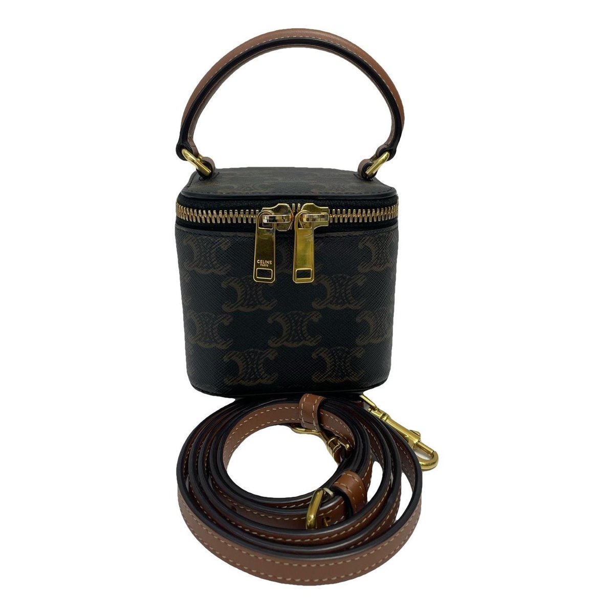Triomphe leather handbag