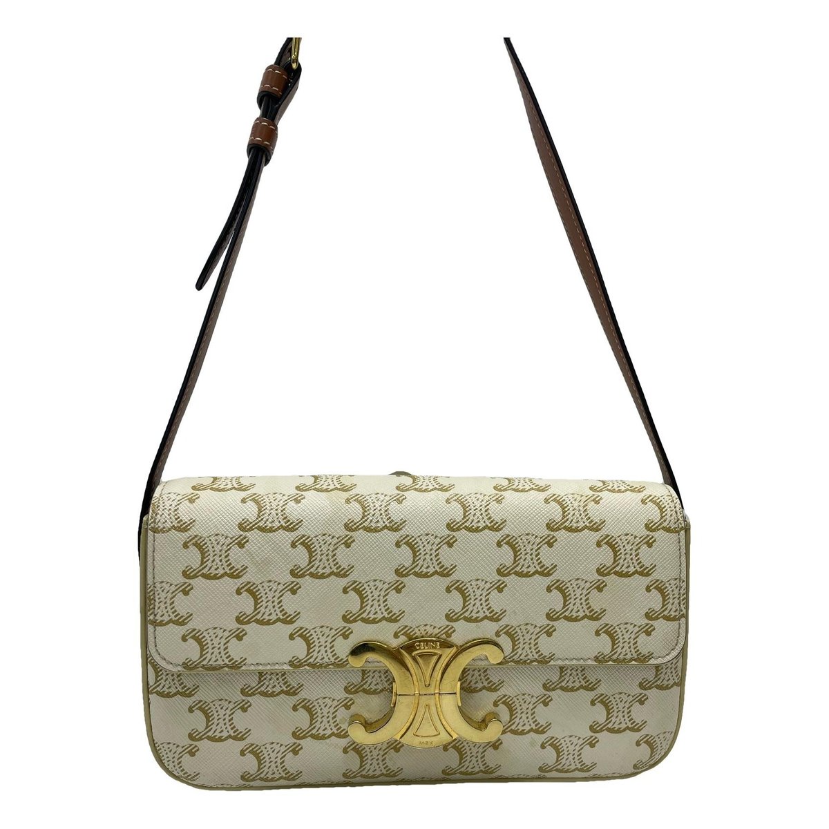 Triomphe leather handbag