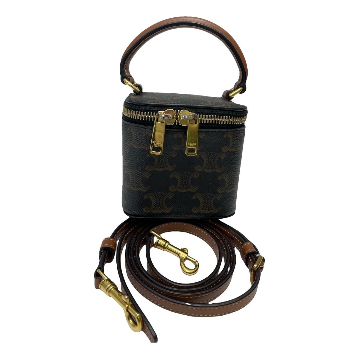 Triomphe leather handbag