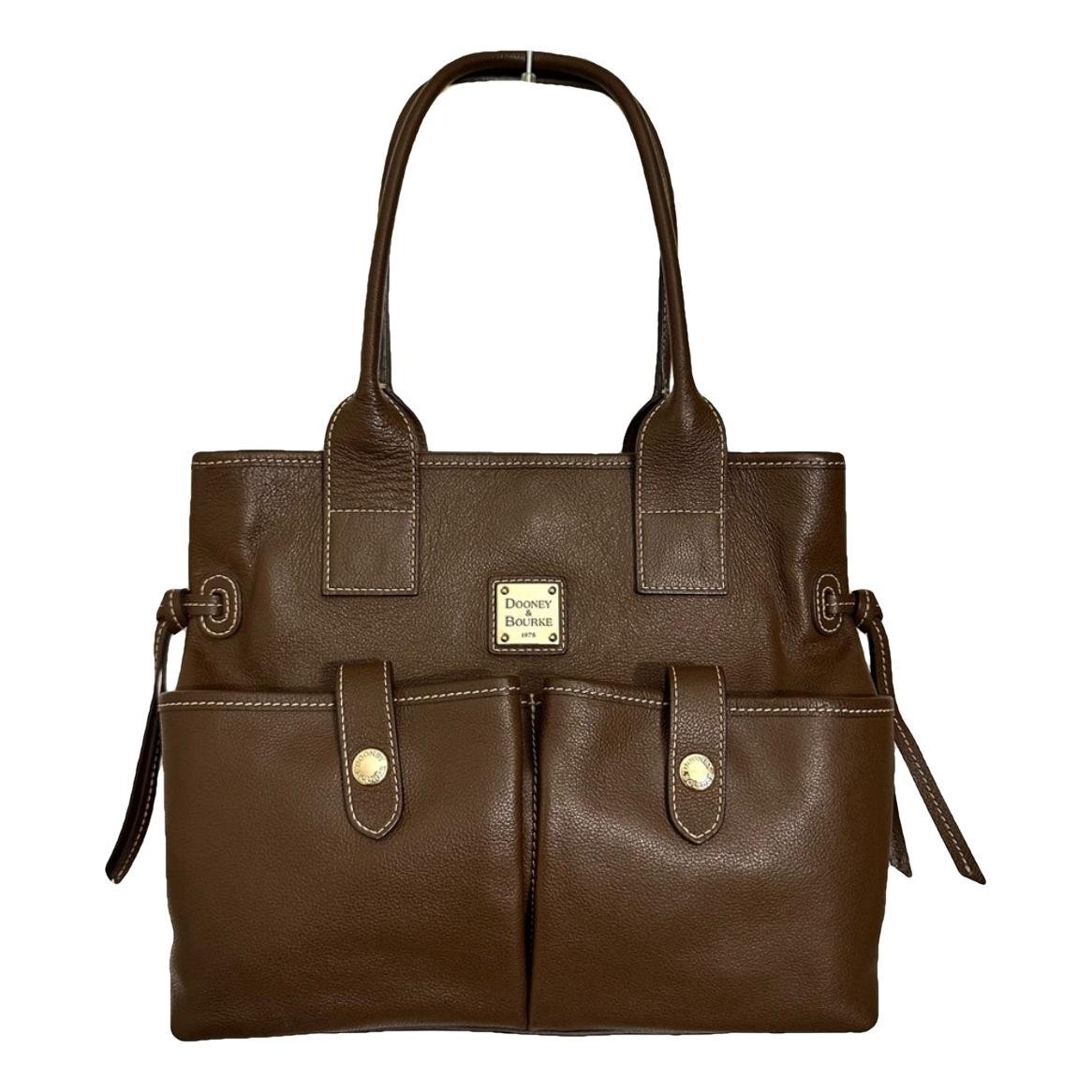 Leather tote