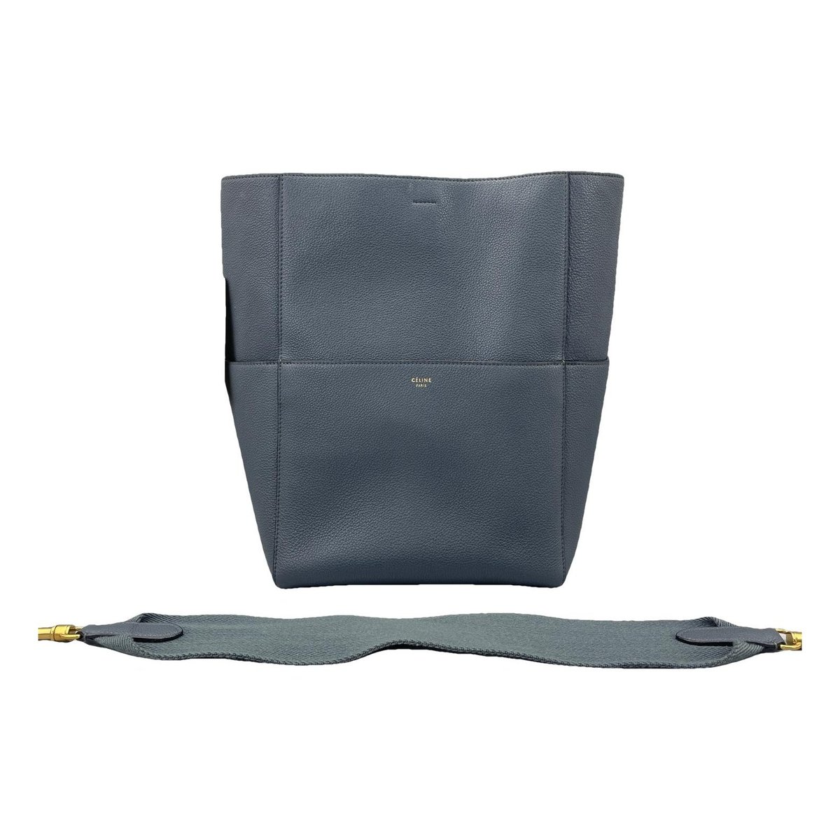 Seau Sangle leather handbag