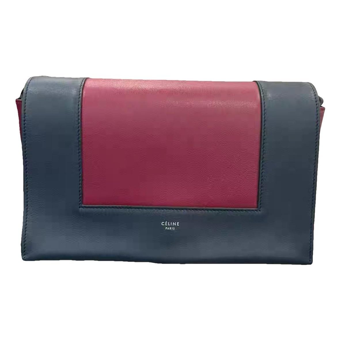 Frame leather crossbody bag
