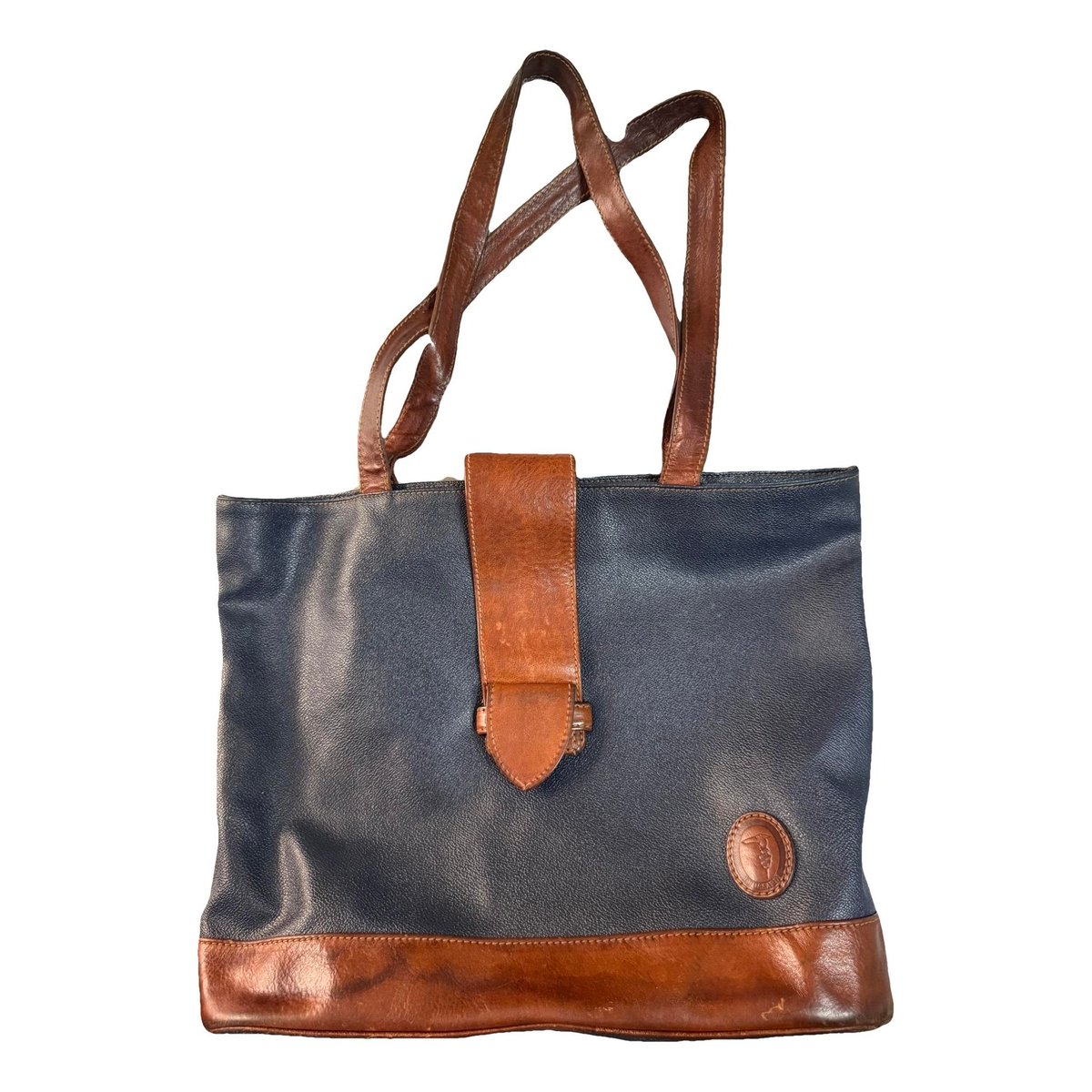 Leather tote